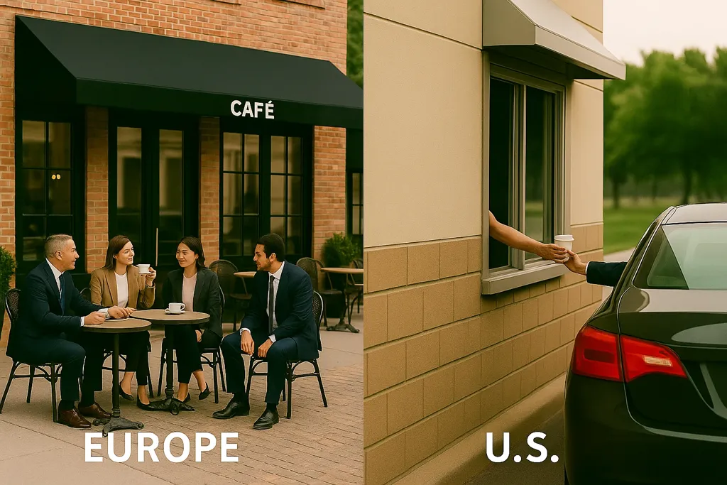 US vs EU Coffee Culture